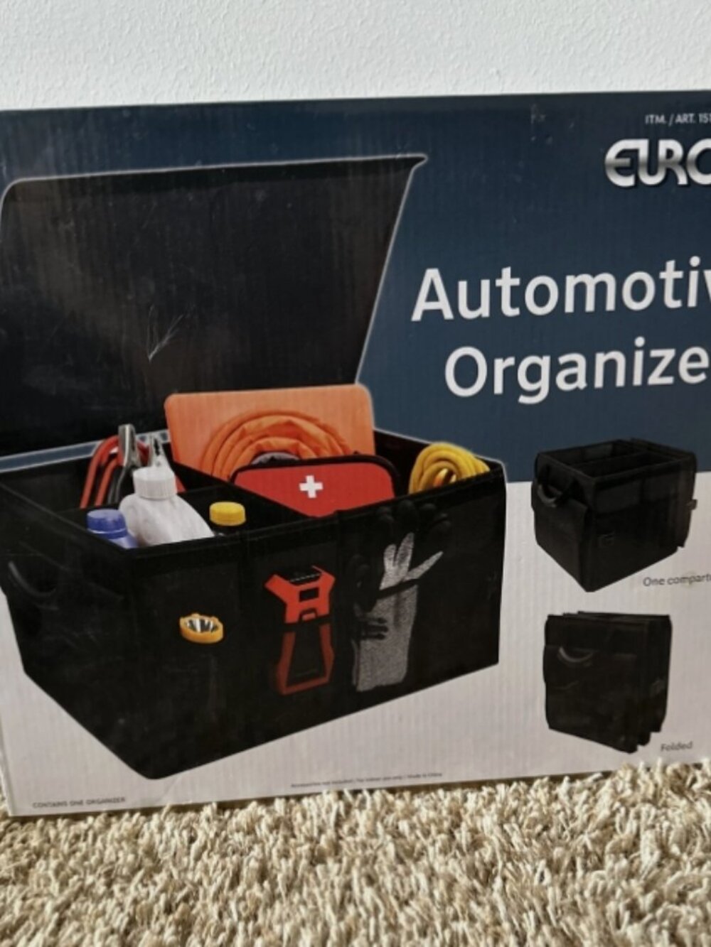 New EUROW Automotive Organizer Black 1510109